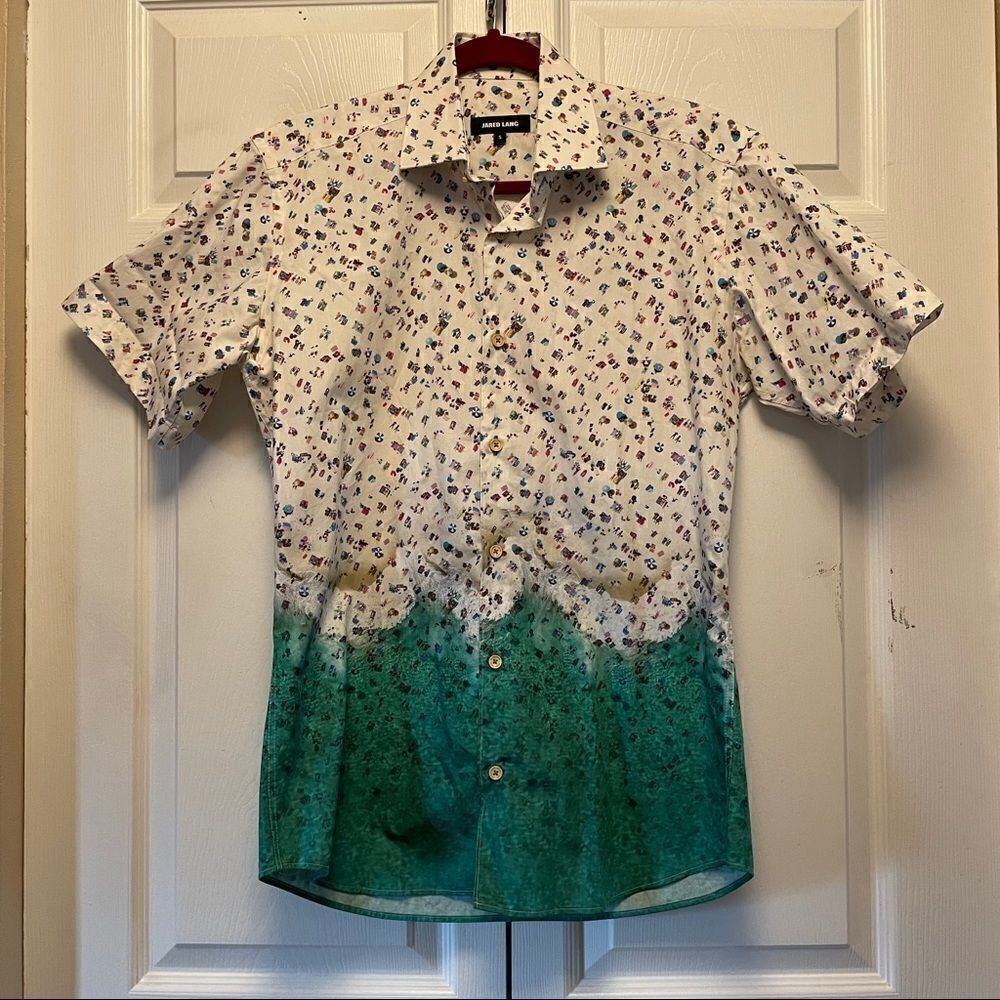 Jared Lang Beach Button Down Shirt